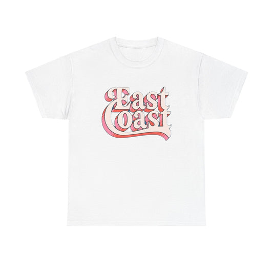 East Coast Graphic T-Shirt Unisex Heavy Cotton Tee Gift NEW