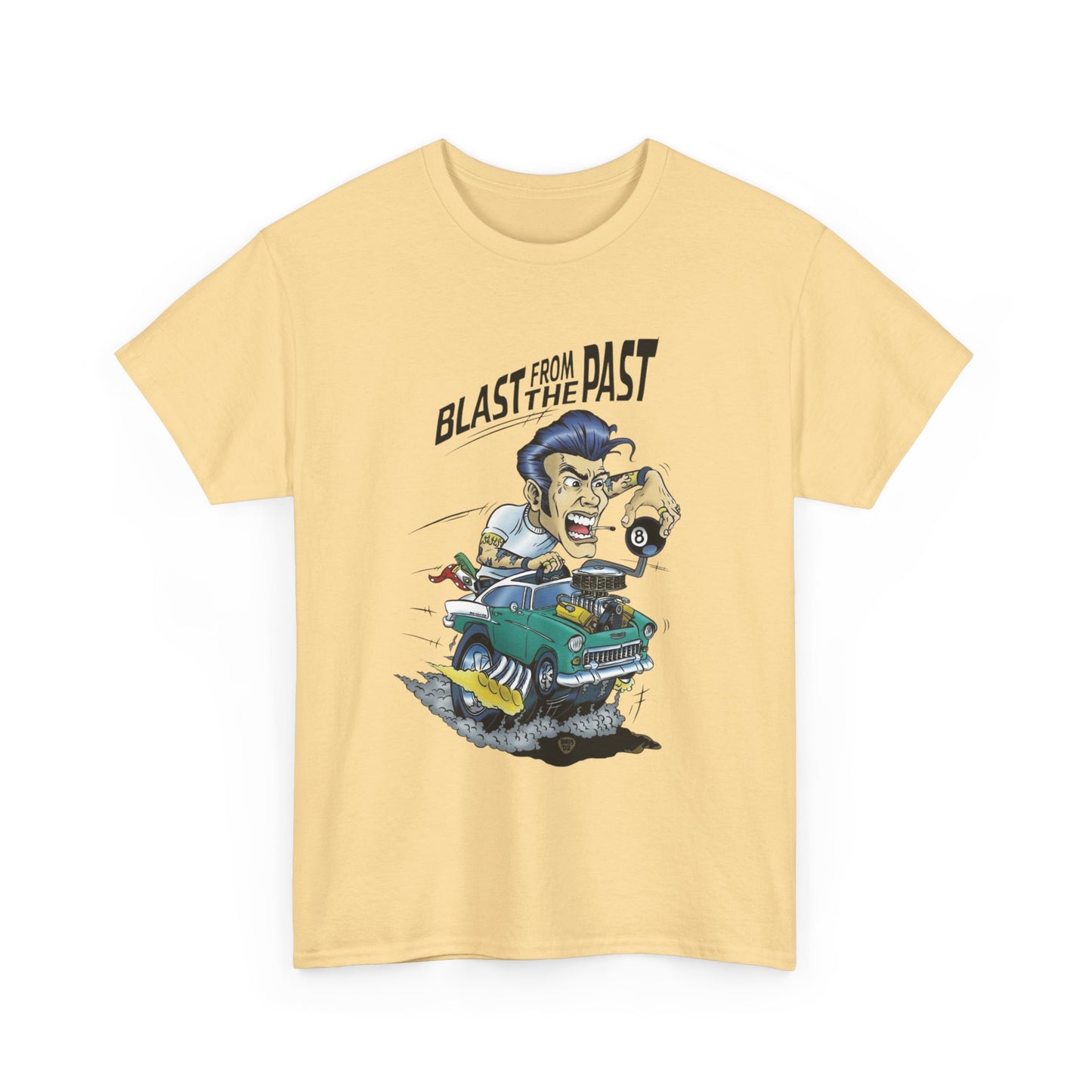Blast From The Past Muscle Cars Graphic T Shirt Unisex Heavy Cotton Tee