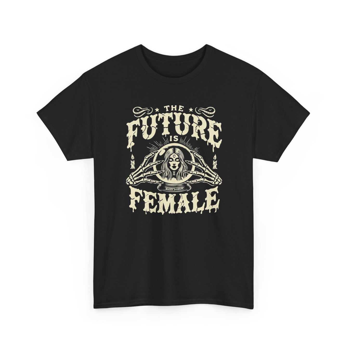 The Future Is Female Graphic T-Shirt Unisex Heavy Cotton Tee NEW