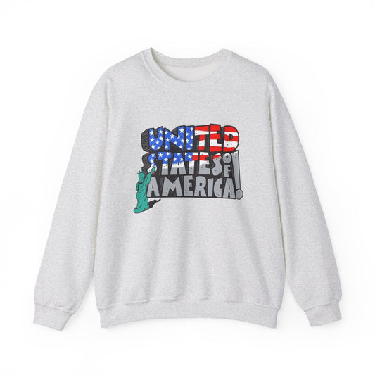 United States Of America Sweater NEW Unisex Heavy Blend™ Crewneck Sweatshirt