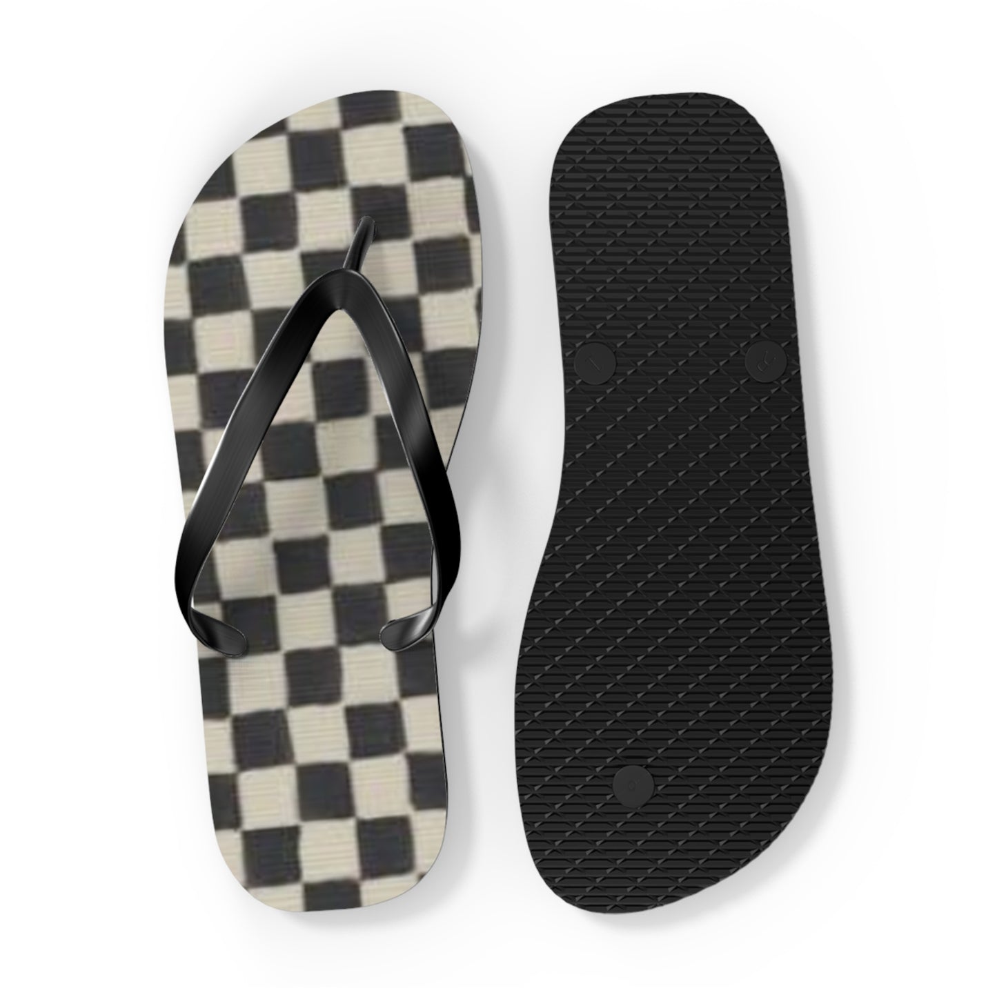Black And White Sandals, Beach Shoes, Vacation Flip Flops, Pool Slides