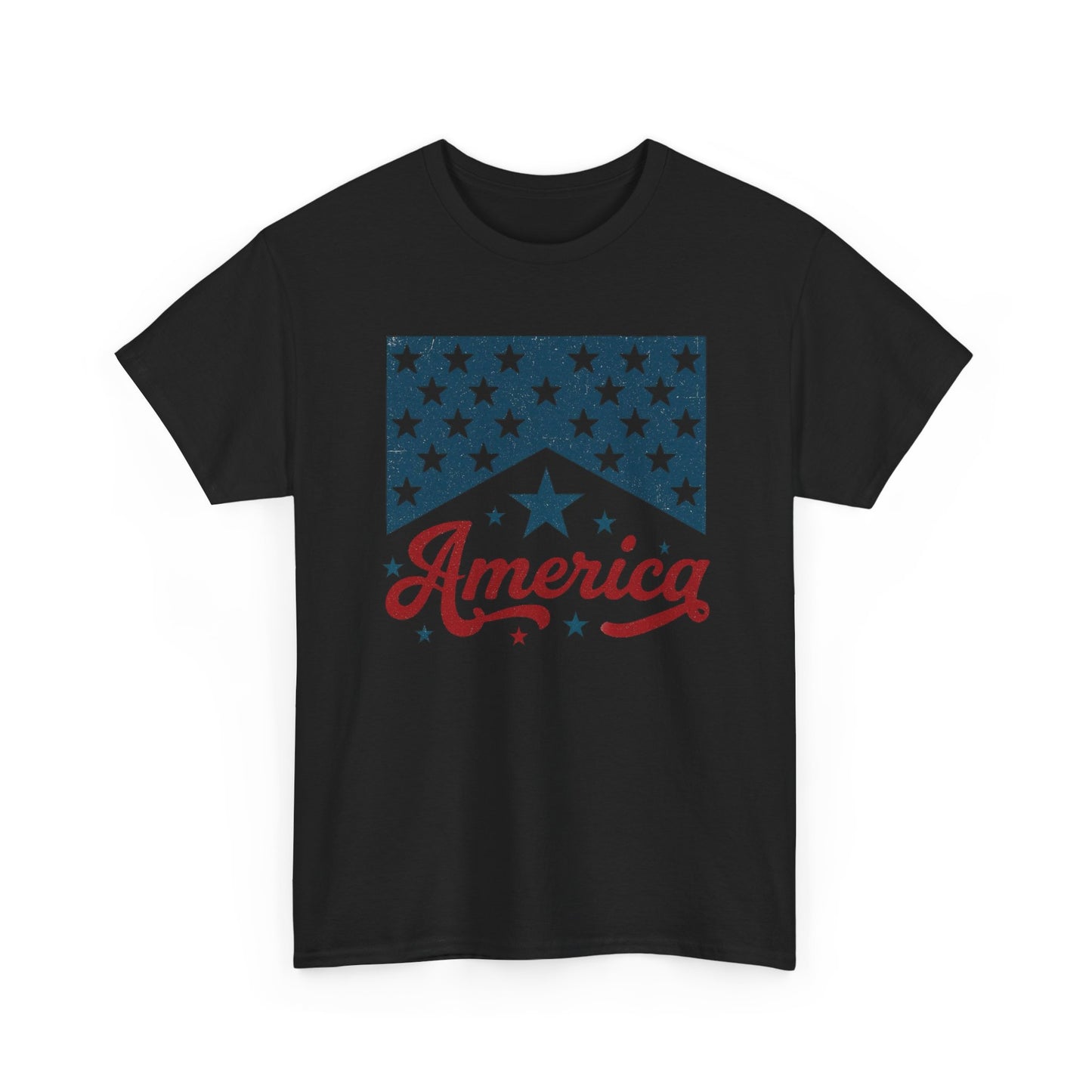 America USA Graphic T Shirt Unisex Heavy Cotton Tee