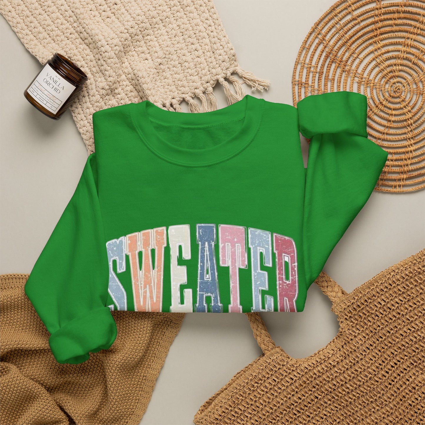 Sweater Weather Graphic Sweater NEW Unisex Heavy Blend™ Crewneck Sweatshirt