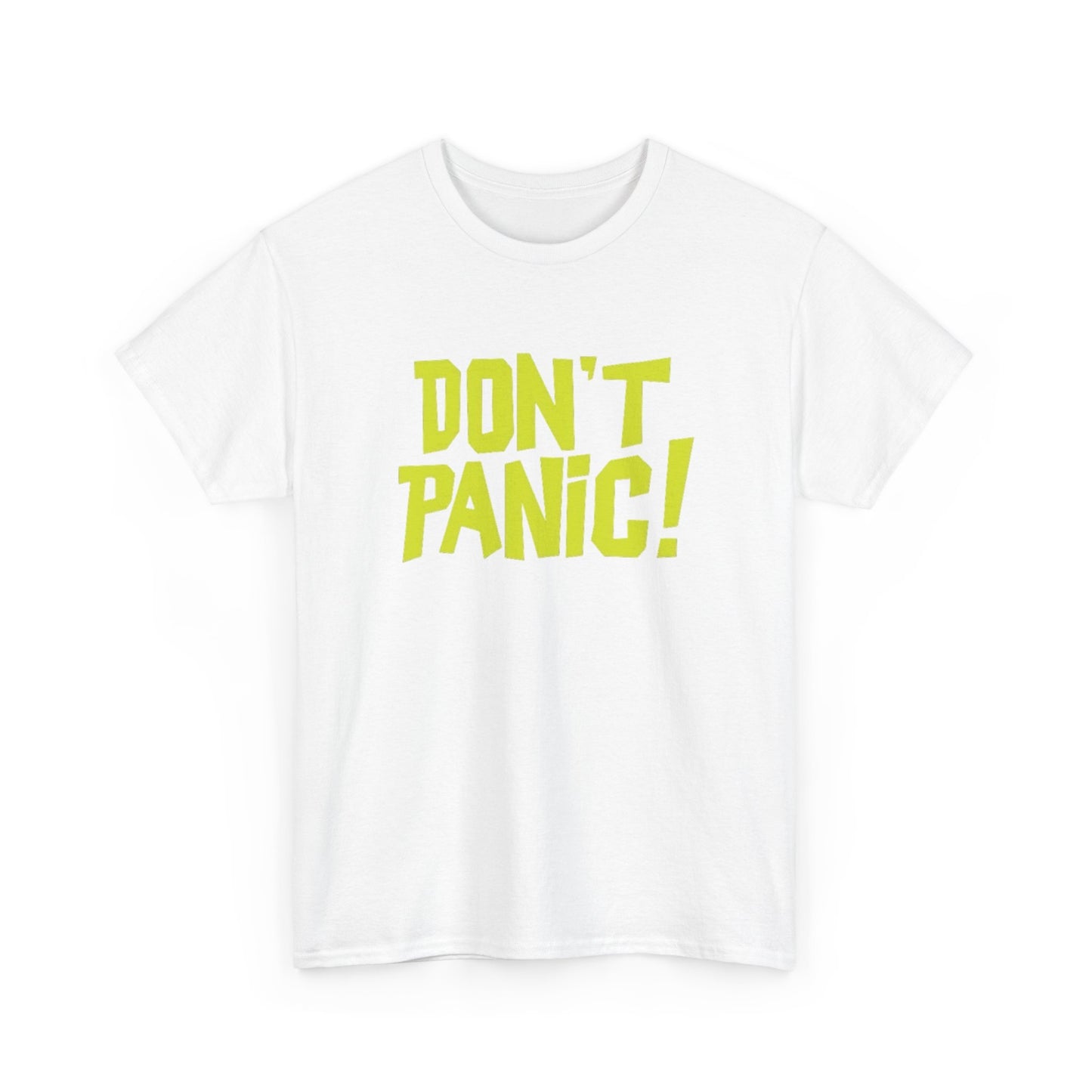 Don't Panic Graphic T Shirt NEW Adult Regular Sizing Tee