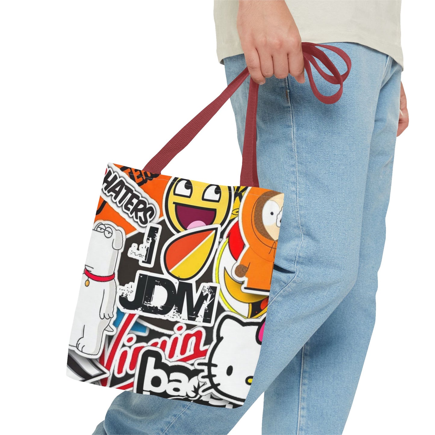 Sticker Print All Over Print BRAND NEW Purse, Pocketbook,Travel Tote Bag