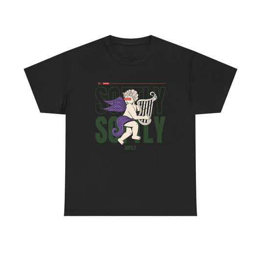 Softly Softly Graphic T Shirt NEW Adult Unisex Heavy Cotton Tee