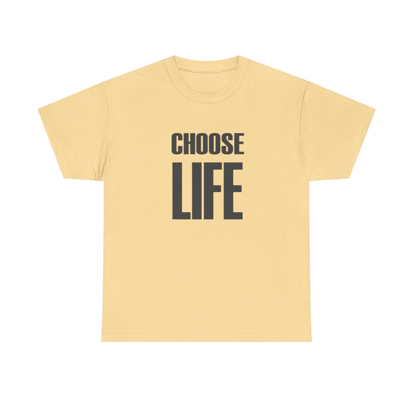 Choose Life Graphic T Shirt NEW Adult Cotton