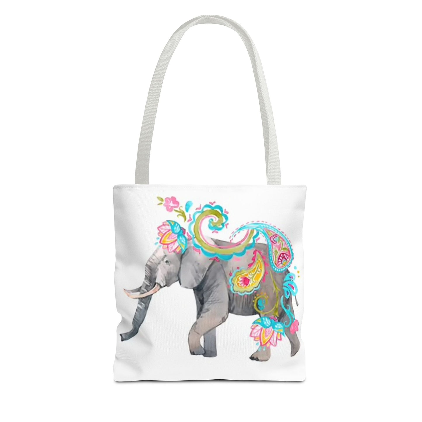 Elephant Multi Color BRAND NEW MODERN Tote Bag (AOP)