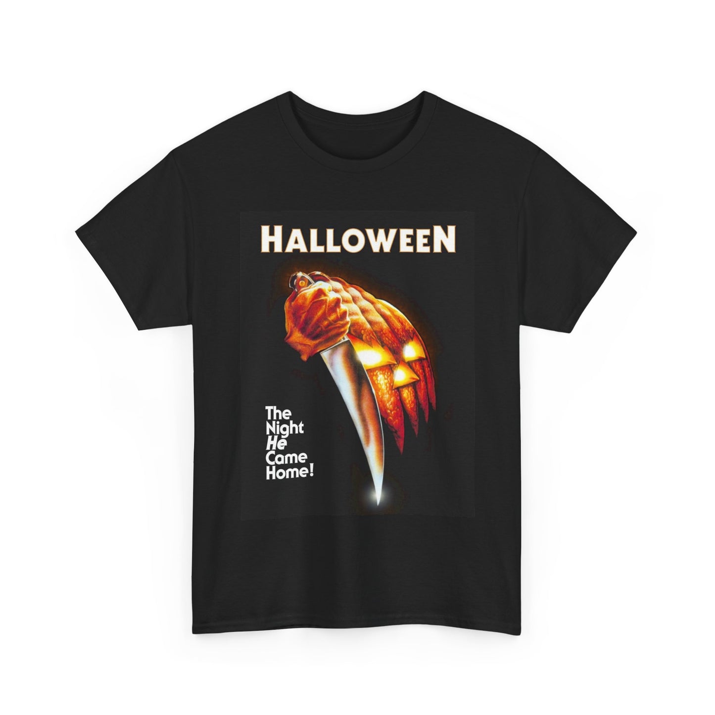 Halloween T Shirt Vintage Movie Poster Retro Pumpkin Unisex Heavy Cotton Tee