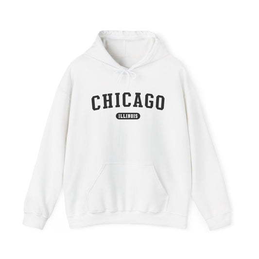 Chicago Graphic Hoodie Unisex Heavy Blend™ Hooded Sweatshirt