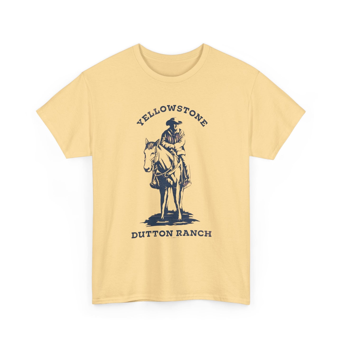 Yellowstone Dutton Ranch Vintage Graphic T Shirt Unisex Heavy Cotton New Gift