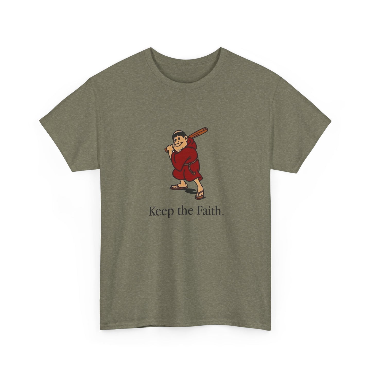 Keep The Faith Graphic T Shirt NEW Vintage Unisex Heavy Cotton Tee