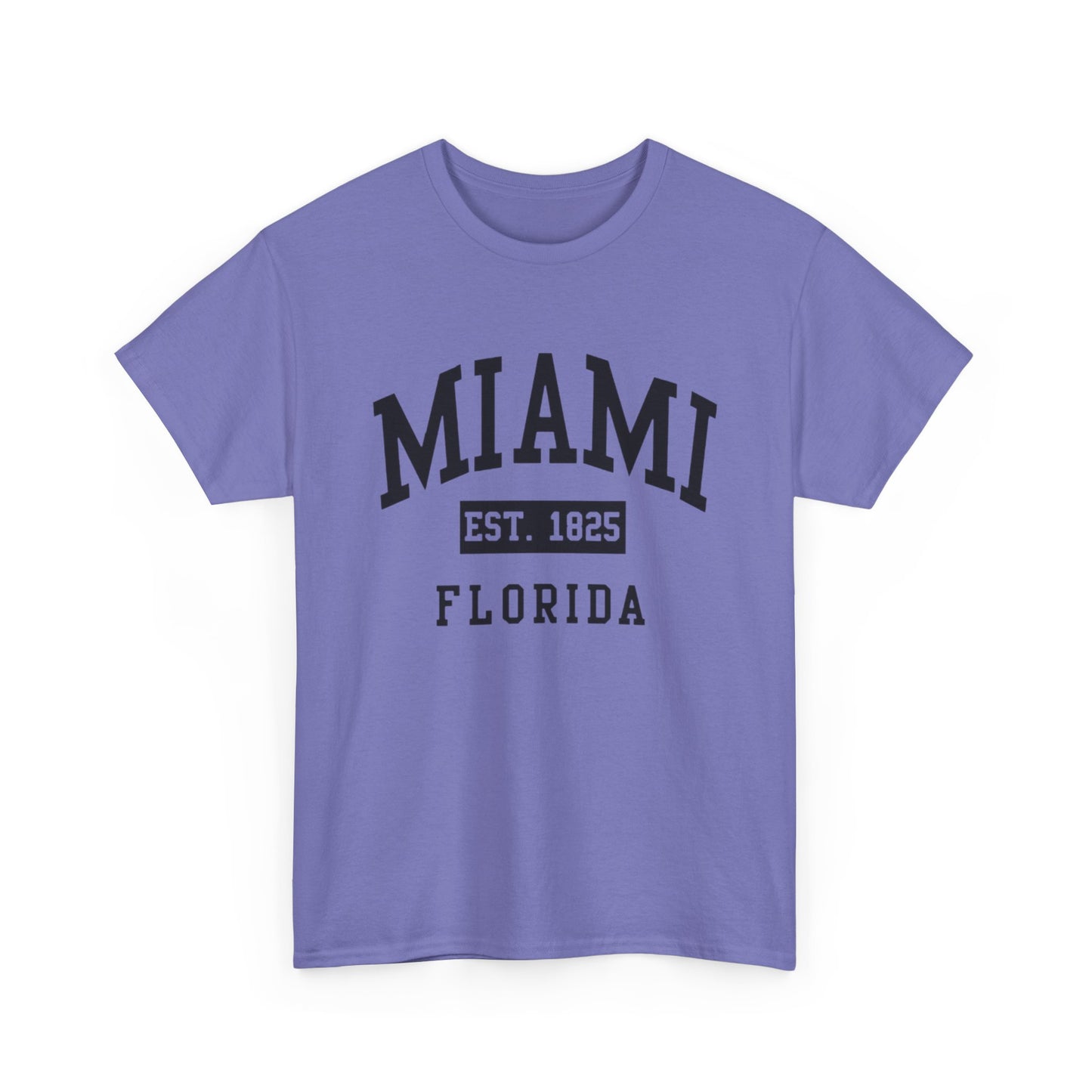Miami Vintage Graphic T Shirt NEW Unisex Heavy Cotton Tee