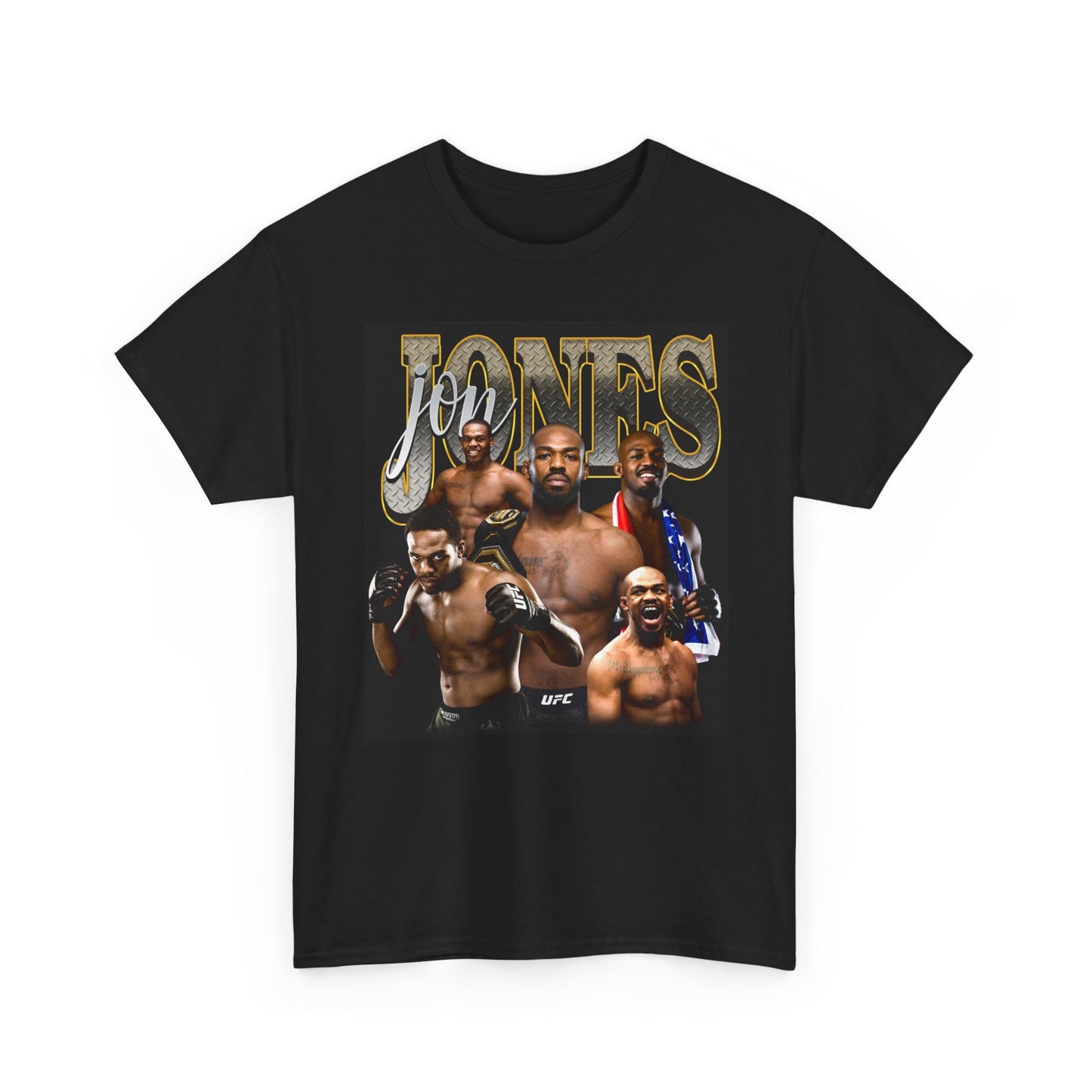 Jon Jones Graphic T Shirt Vintage UFC Retro Unisex Heavy Cotton Tee