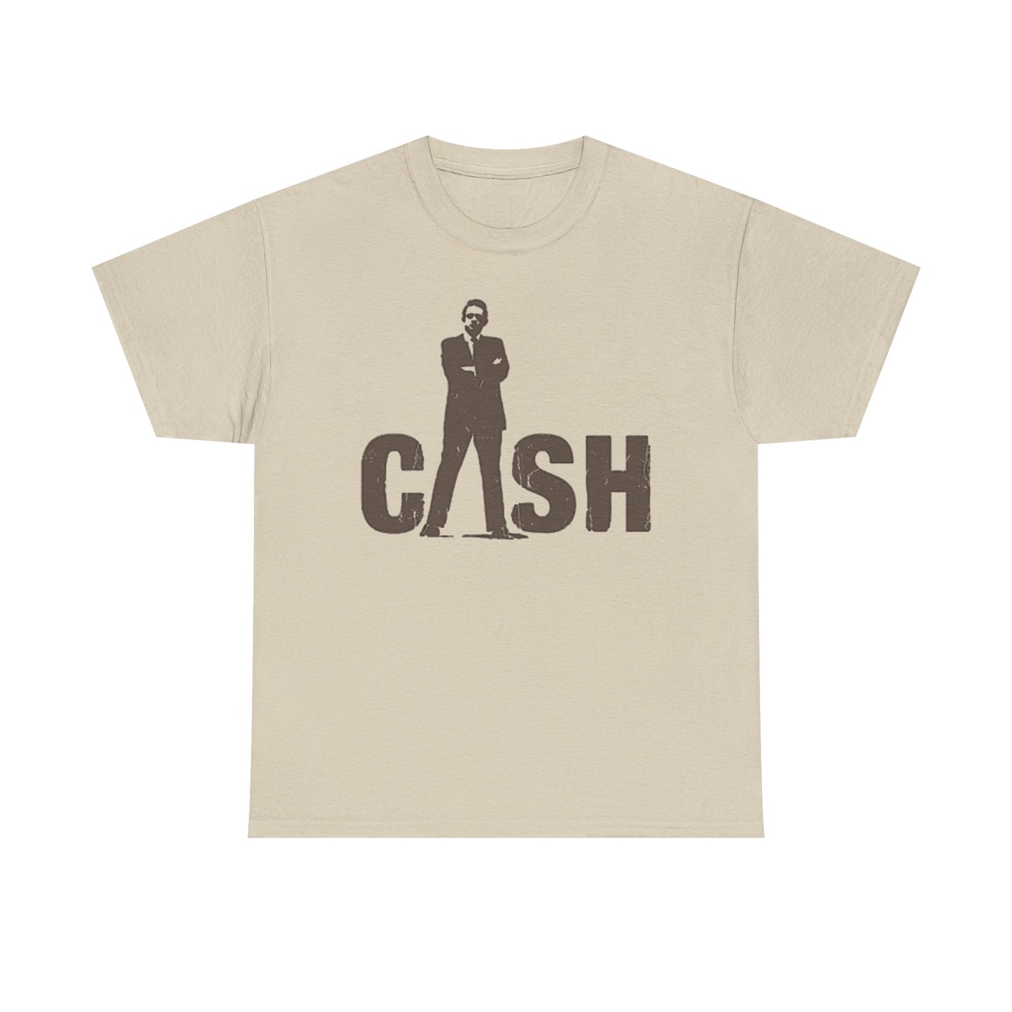 Johnny Cash Graphic T Shirt Vintage Poster Country Unisex Heavy Cotton Tee