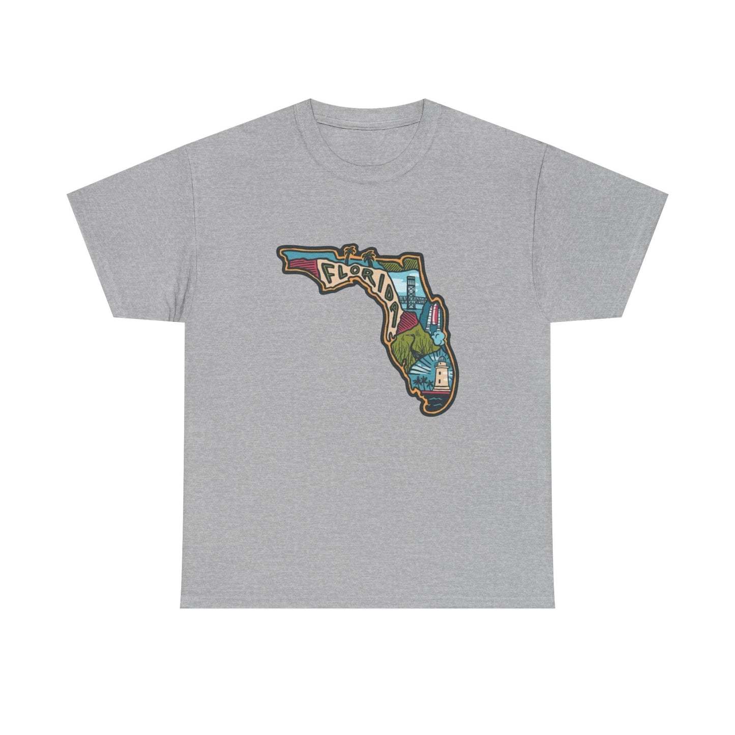 Florida Town USA Graphic T Shirt NEW Adult Tee