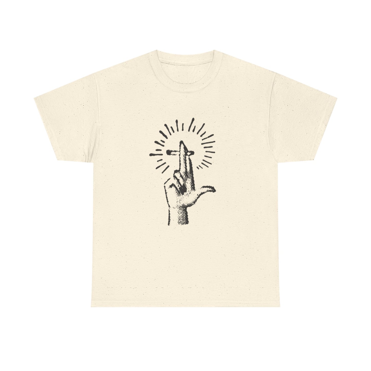 Light It Up Weed Joint Graphic T Shirt Unisex Heavy Cotton Tee