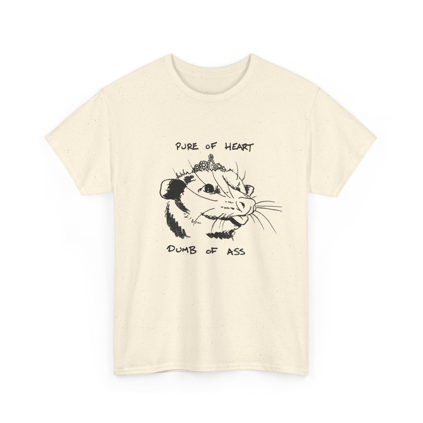 Pure Of Heart Dumb Of Ass Graphic T-Shirt Men's Women's Heavy Cotton NEW GIFT