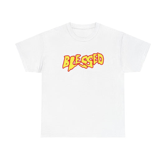 Blessed Skateboarding Graphic T-Shirt Unisex Heavy Cotton Tee