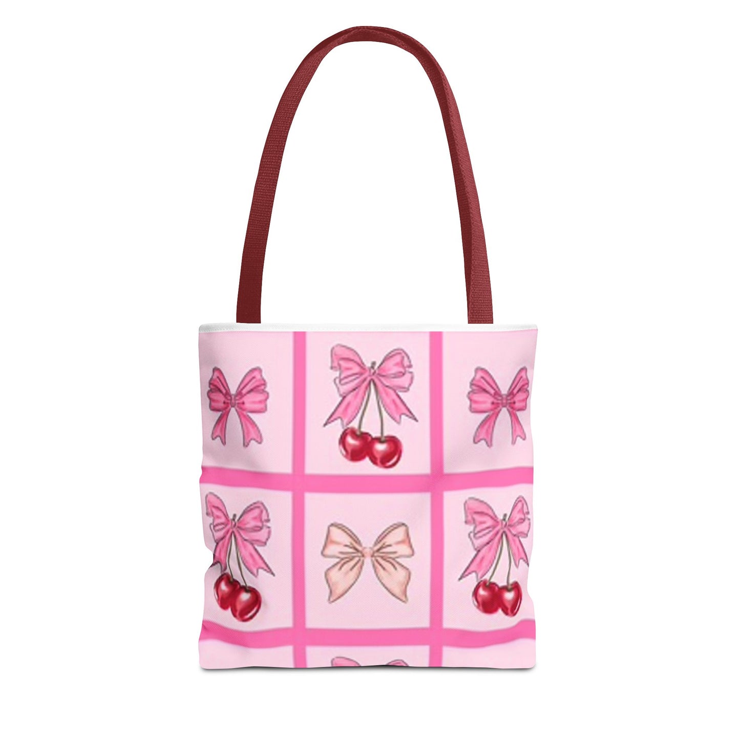 Pink Bows Upside Down Graphic BRAND NEW Tote Bag (AOP)
