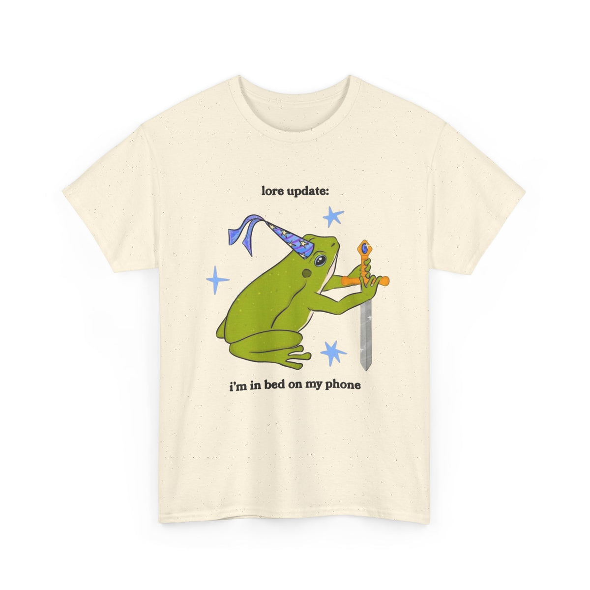 Wizard Frog Playing Guitar Graphic Tee | Funny Frog Shirt Men's Graphic Tee