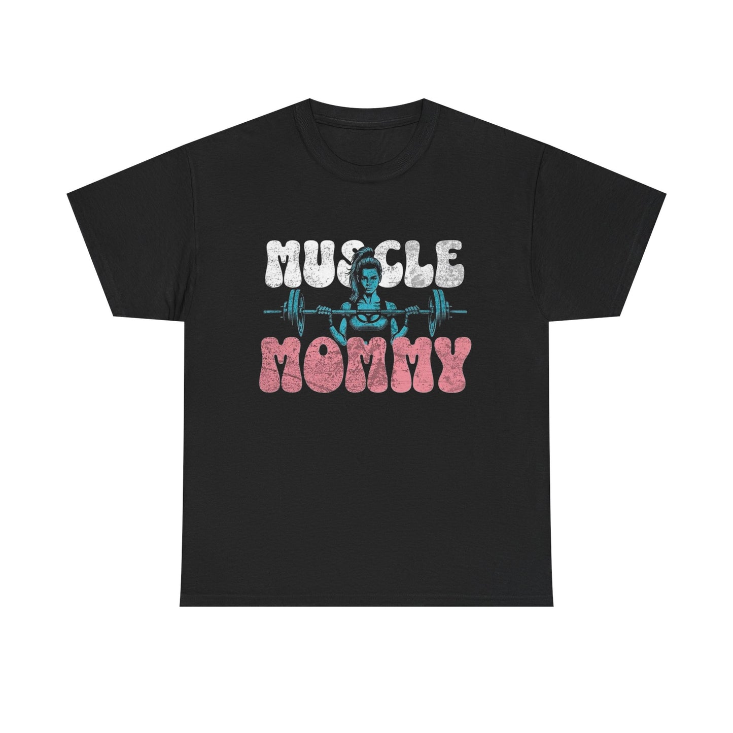Muscle Mommy GYM Graphic T Shirt Heavy Cotton Tee NEW ADULT UNISEX