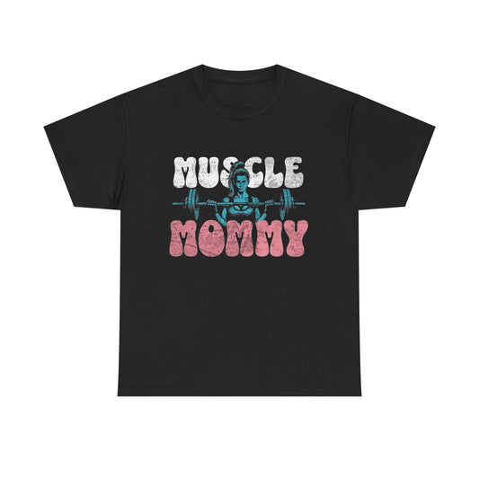 Muscle Mommy GYM Graphic T Shirt Heavy Cotton Tee NEW ADULT UNISEX