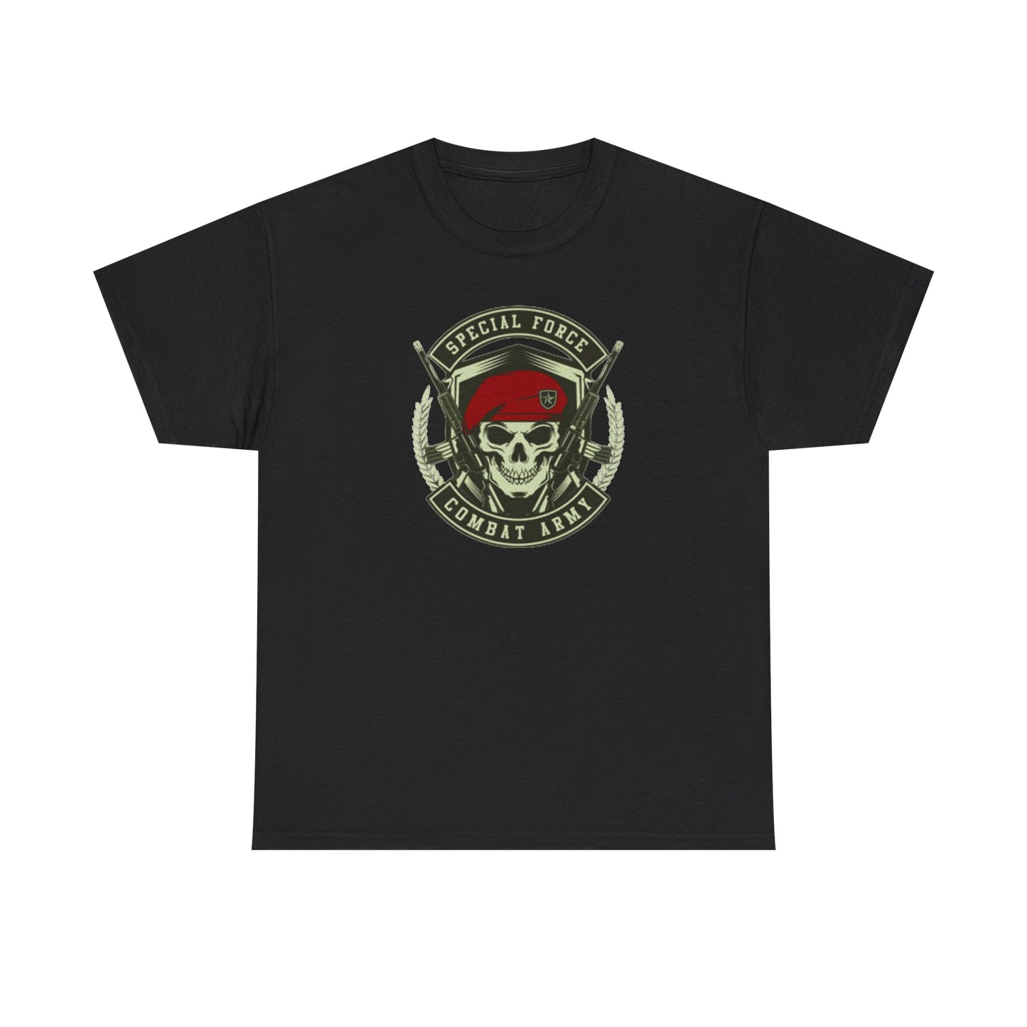 Special Forces Army Graphic T Shirt Vintage Retro Military Unisex Heavy Cotton