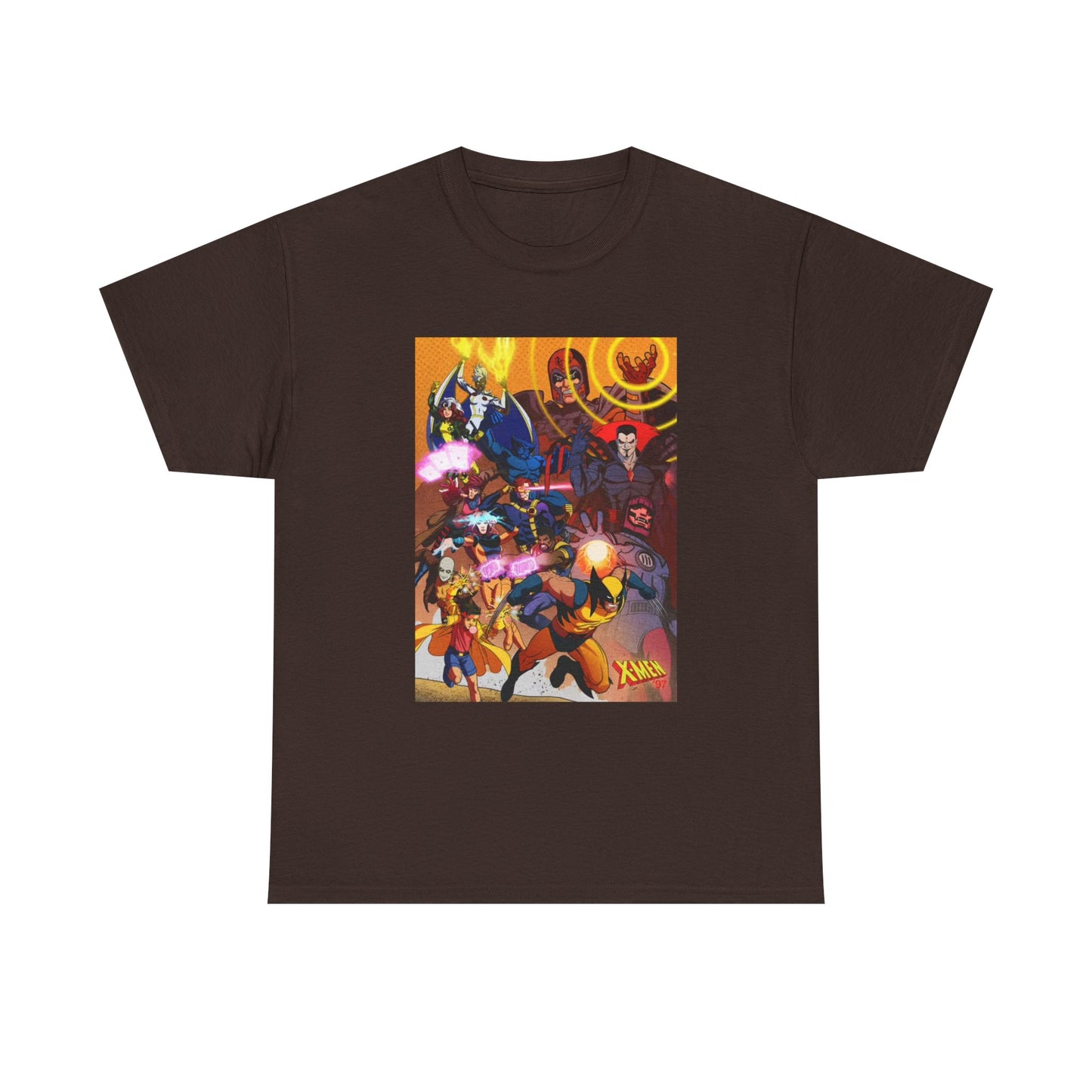 Cartoon Graphic Tee Xmen Comic Book Retro Vintage Tee Unisex Heavy Cotton Tee