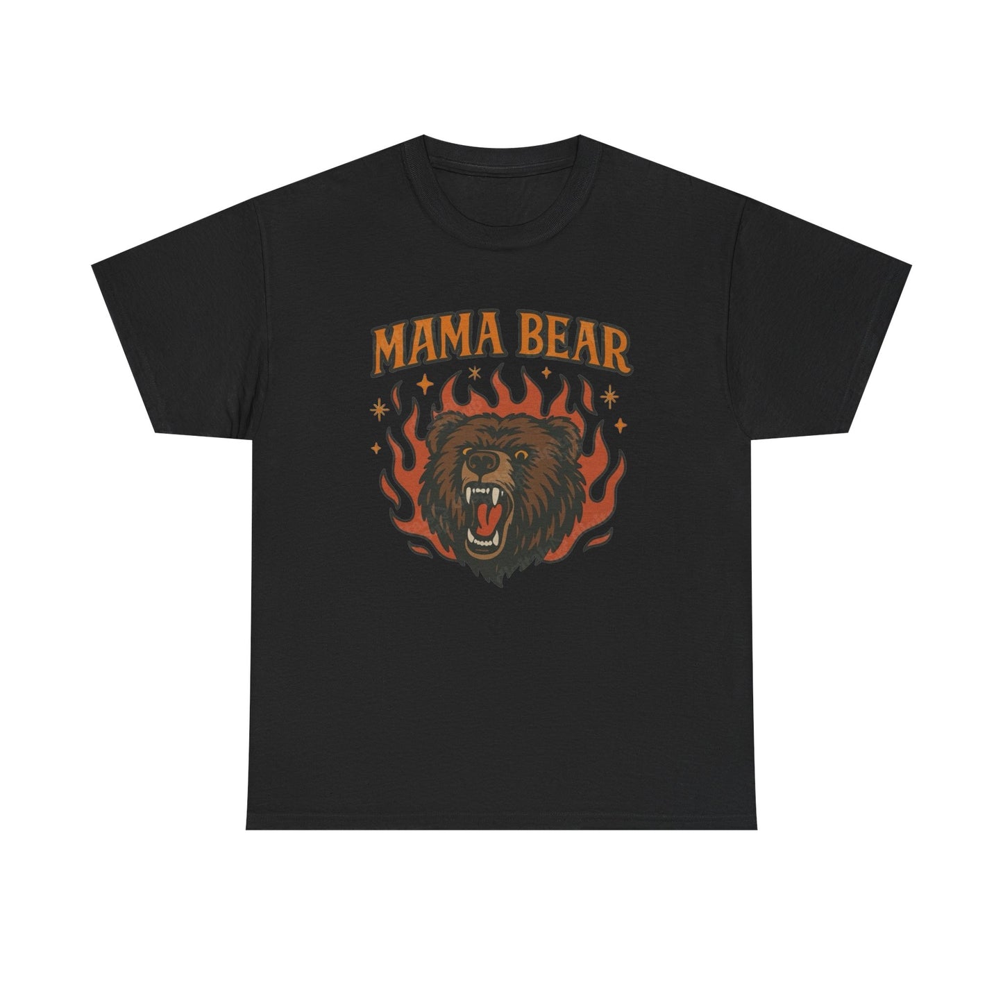 Mama Bear Graphic T Shirt NEW Unisex Heavy Cotton Tee