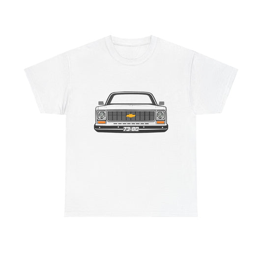 Square Body Chevy Classic Trucks Graphic T Shirt Unisex Heavy Cotton Tee NEW