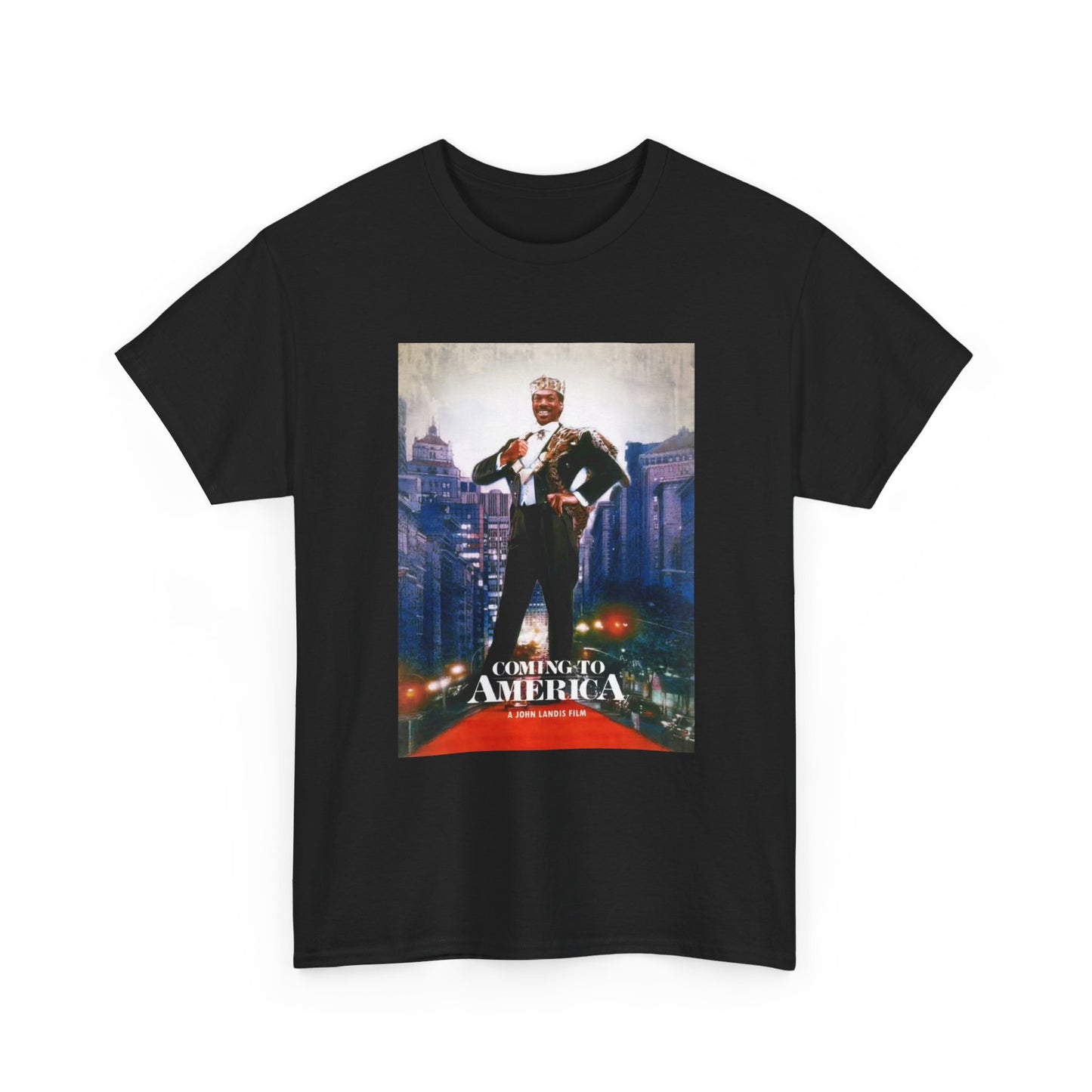 Coming To America tshirt Vintage Movie Eddie Murphy Unisex Heavy Cotton Tee