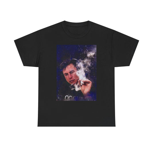 Elon Musk Graphic T Shirt Pot Joe Rogan Unisex Heavy Cotton Tee