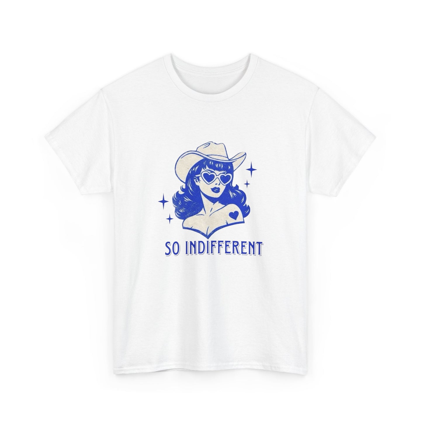So Indifferent Graphic T Shirt NEW Unisex Heavy Cotton Tee