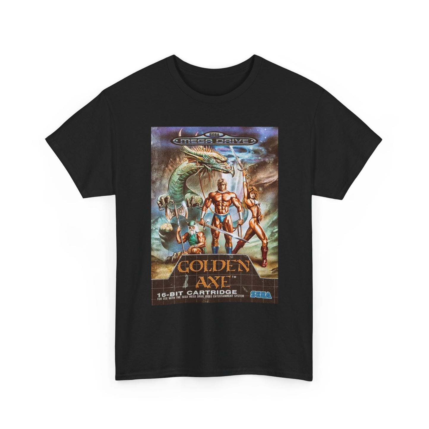 Golden Axe T Shirt Vintage Video Games Retro Unisex Heavy Cotton Tee