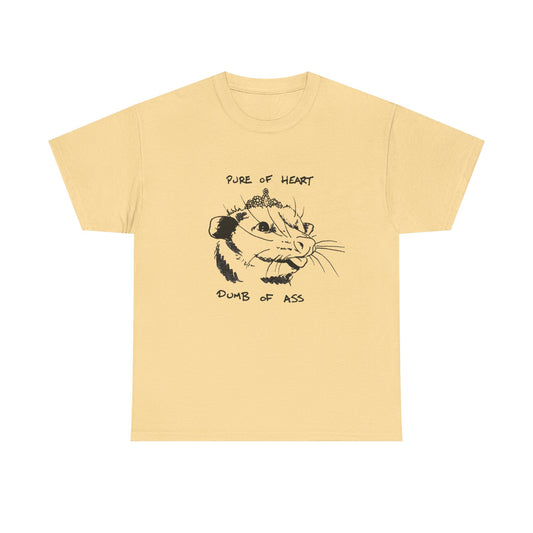 Pure Of Heart Dumb Of Ass Graphic T-Shirt Men's Women's Heavy Cotton NEW GIFT