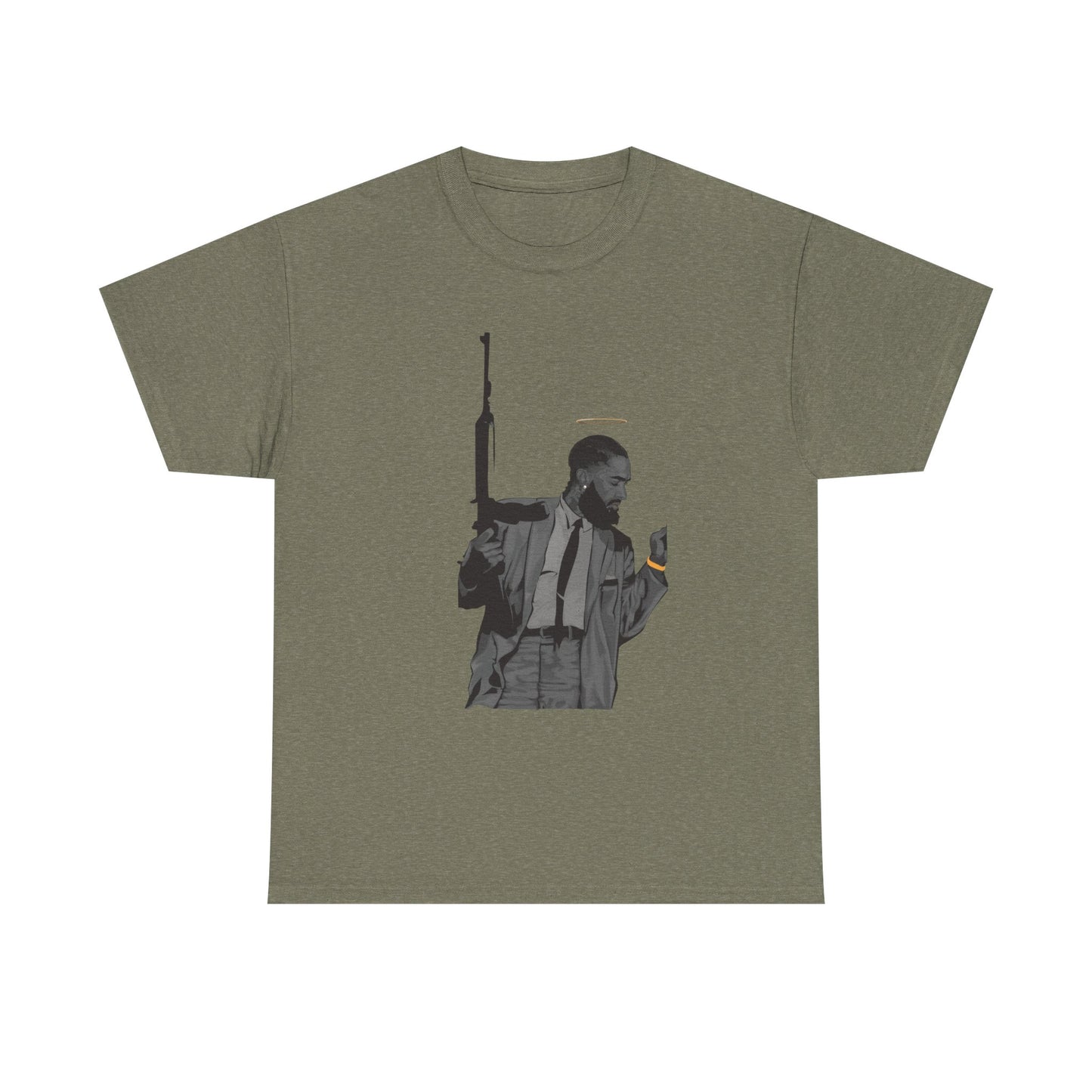 Malcolm X Hustle Rap Hip Hop Cali Graphic T Shirt Heavy Cotton Tee NEW Gift