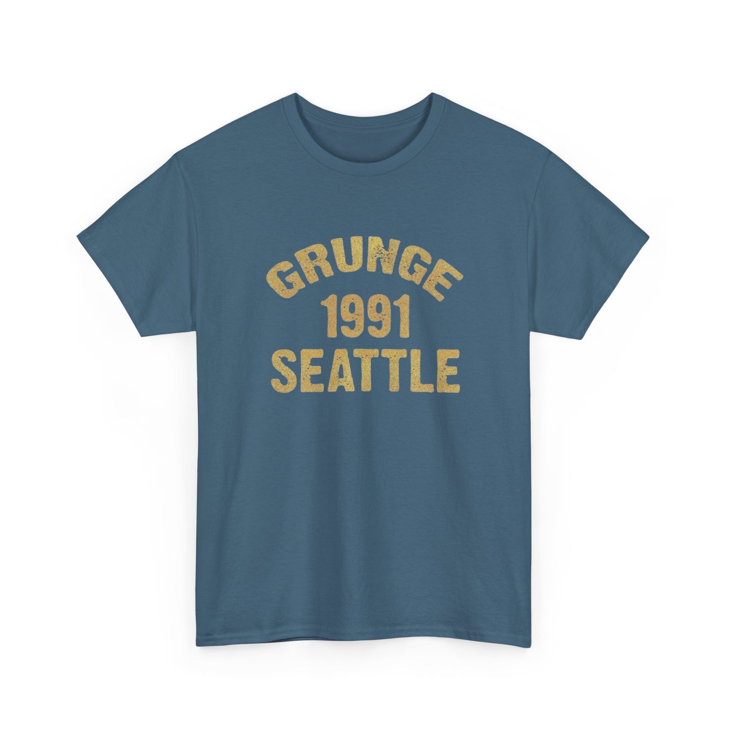 Grunge Seattle 90s Vintage Graphic T Shirt Unisex Heavy Cotton Tee