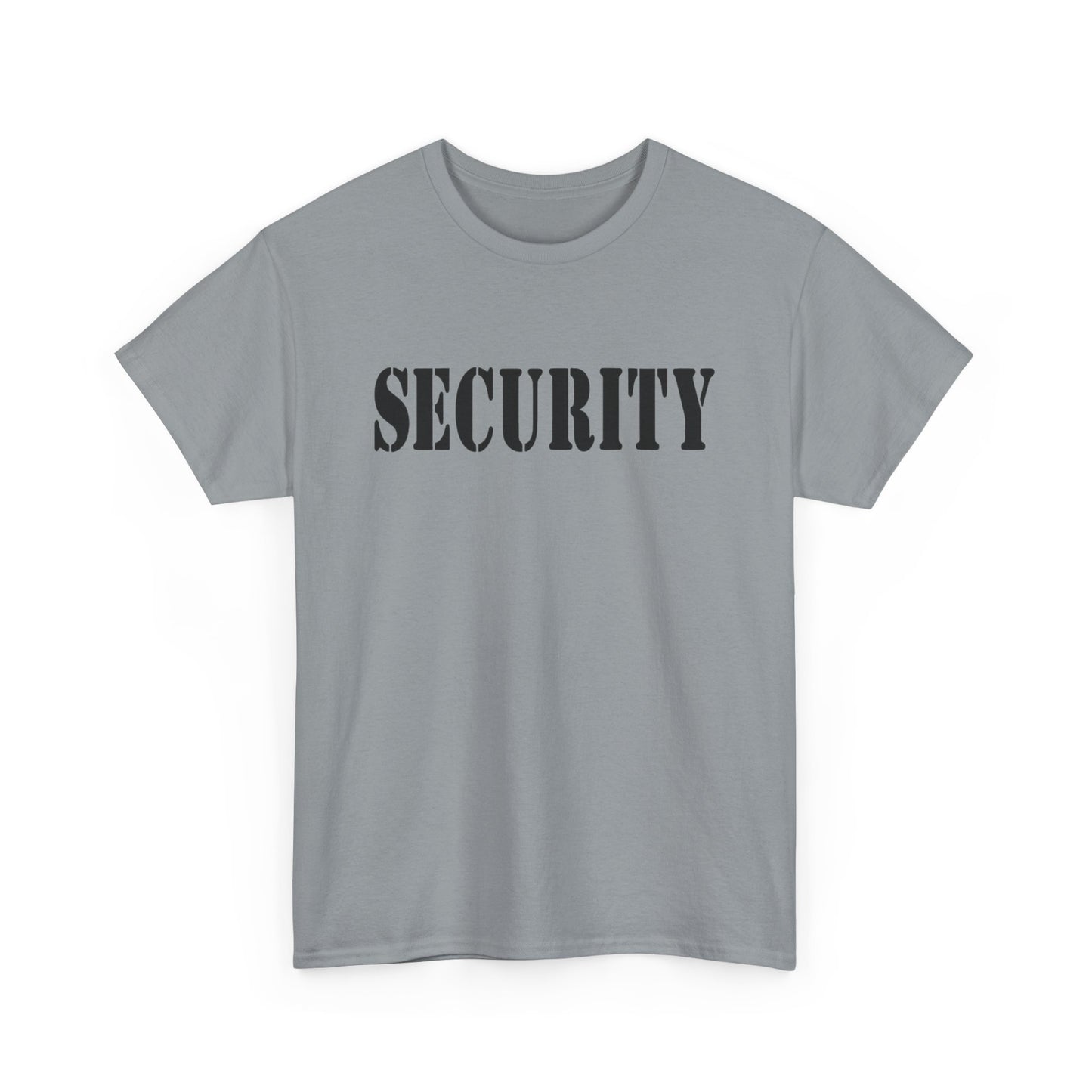 Security Graphic T Shirt Police Academy Uniform Funny Bar Unisex Heavy Cotton