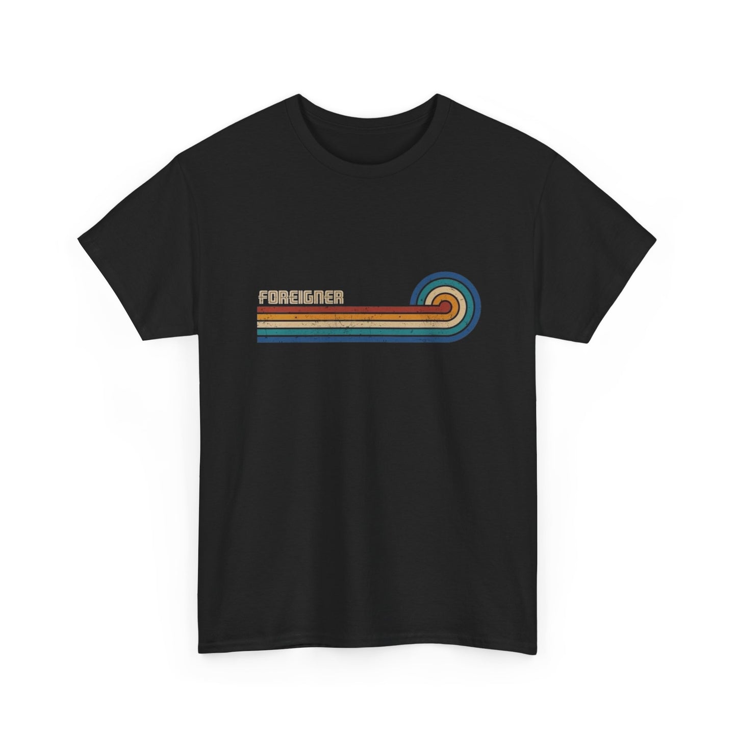 Foreigner Graphic T Shirt Unisex Heavy Cotton Tee Gift
