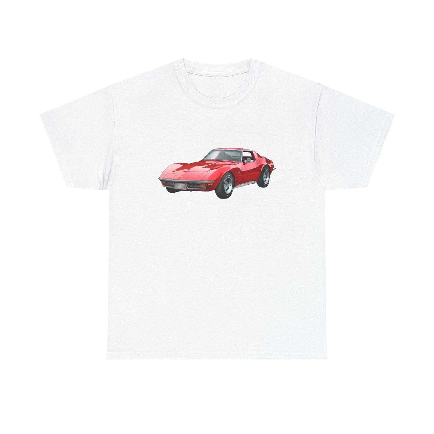 Retro C3 Corvette Muscle Car Graphic T Shirt NEW Unisex Heavy Cotton Tee