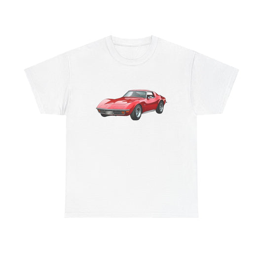 Retro C3 Corvette Muscle Car Graphic T Shirt NEW Unisex Heavy Cotton Tee