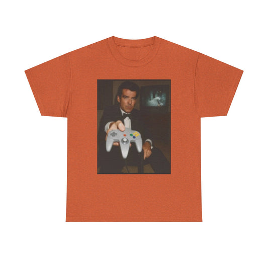 James Bond Golden eye Vintage Graphic T Shirt Unisex Heavy Cotton Tee Gaming 90s