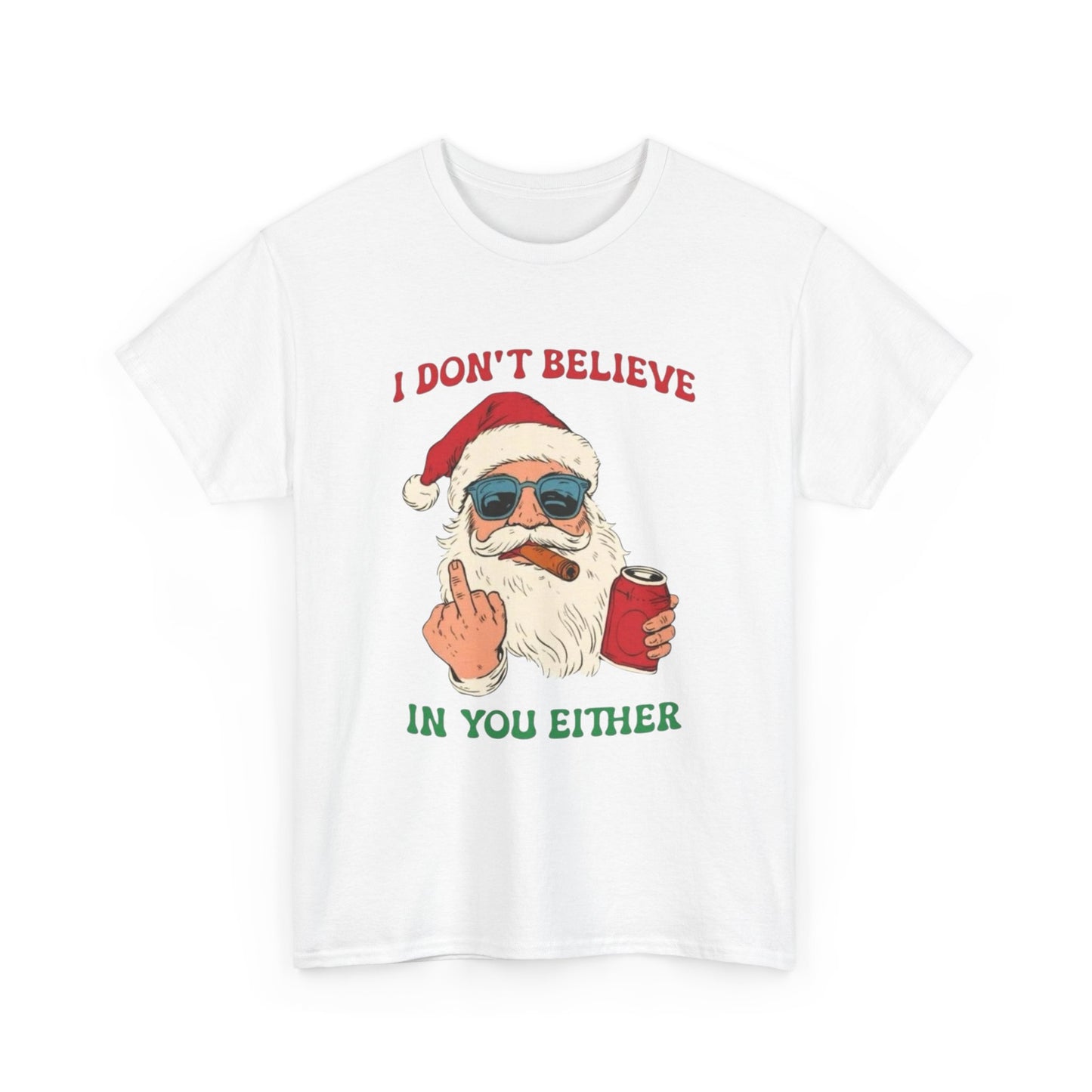 Funny Santa Tee Graphic T Shirt ADULT NEW