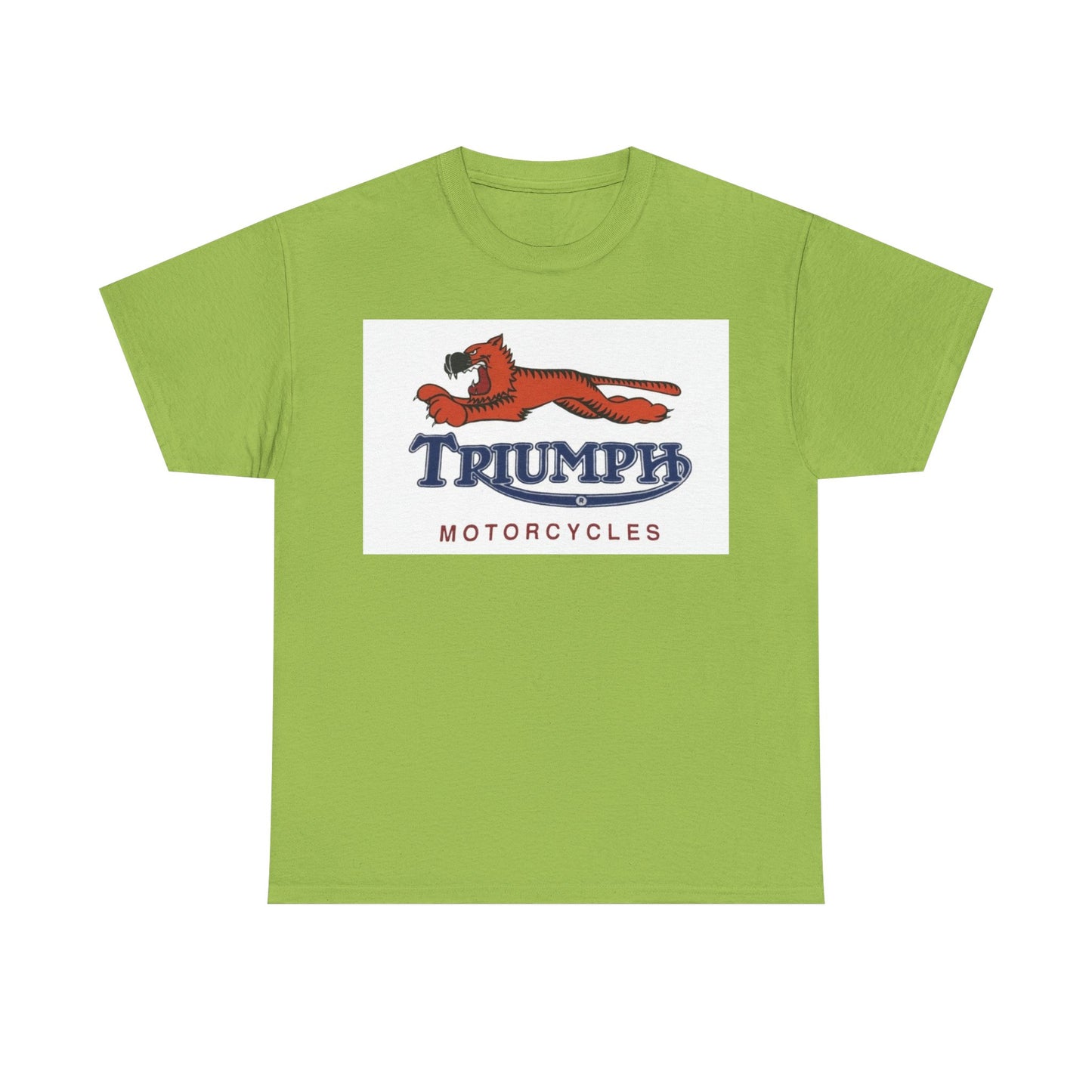 Triumph T-shirt vintage motorcycles nostalgia Tiger Unisex Heavy Cotton Tee