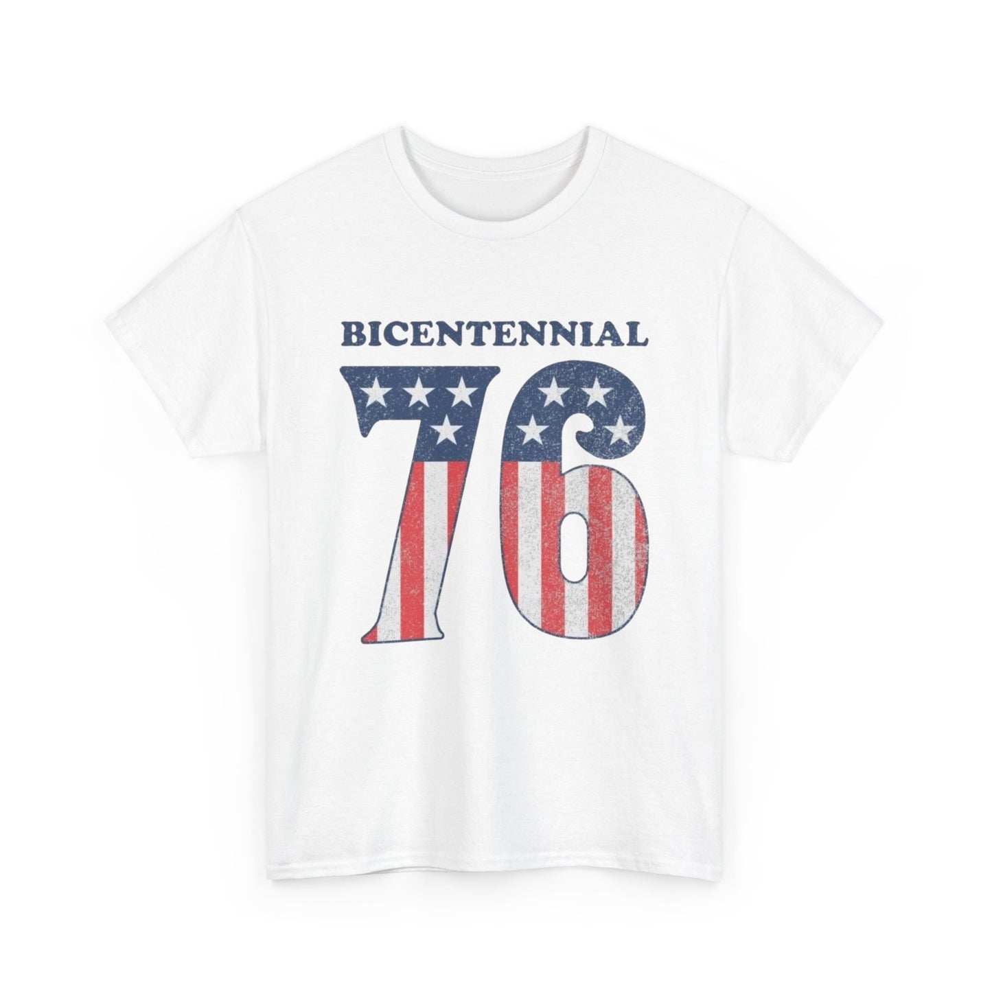 Bicentennial USA 76 Anniversary Graphic T Shirt Adult New Tee