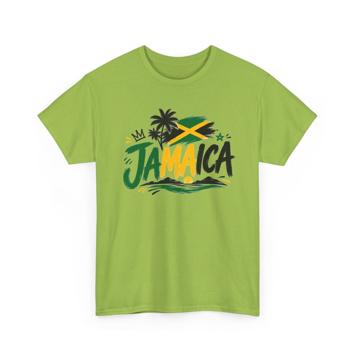 Jamaica Graphic T Shirt Men's Retro Travel Islands Heavy Cotton Tee