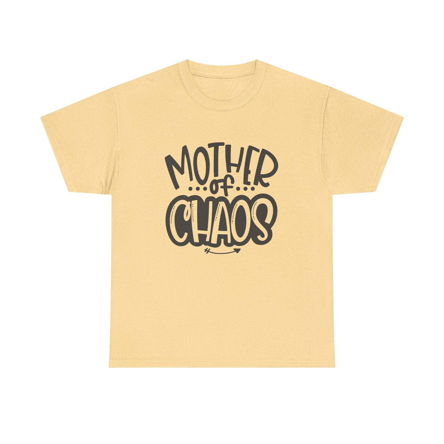 Mother Of Chaos Funny Graphic T Shirt Unisex Heavy Cotton Tee