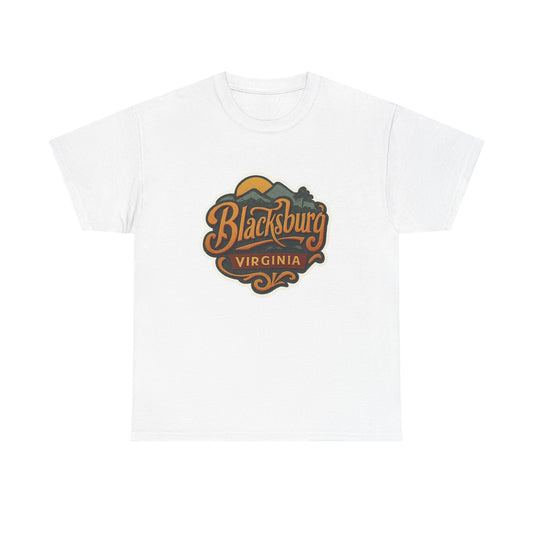 Blacksburg Virginia State Graphic T Shirt ADULT NEW