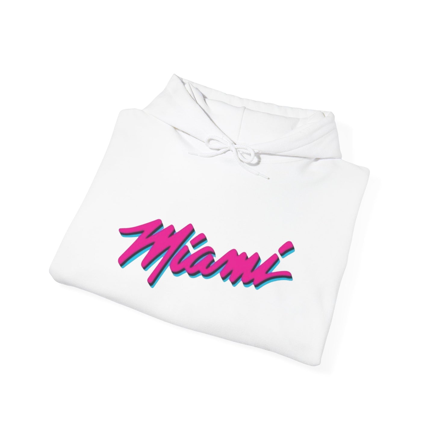 Miami Nights Graphic Hoodie Heavy Blend™ NEW Sweatshirt